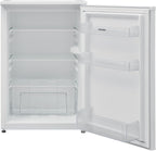 TELEFUNKEN Kühlschrank ohne Gefrierfach | Freistehend | 135 Liter Nutzinhalt | Kühlschrank klein mit Gemüsefach | LED-Beleuchtung | Türanschlag wechselbar | C-135-100-W weiß