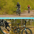 Verdant ALU Bike Bicicleta Infantil 20 Pulgadas Tamaño de Rueda a Elegir 6 velocidades Shimano Bicicleta para niños de 6 a 10 años Altura Ajustable
