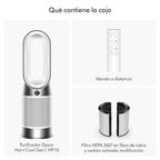 Purifier Hot+Cool™ Gen1 HP10 purificador de aire y calefactor – purificación, función calefacción y refrigeración (Plata)