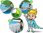 Intex 4M X 2M X 1M Prism Frame Rectangular Pool Set