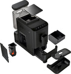 Tchibo Kaffeevollautomat Esperto2 Caffè mit 2-Tassen-Funktion für Caffè Crema und Espresso, Granite Black - INKLUSIVE Kaffeeprobierset GRATIS