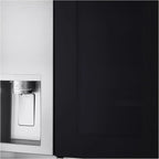 LG GSGV81PYLL Side by Side Kühlschrank, Klasse E, 635 L, Instaview, Kühlschrank mit Gefrierfach, Eis-, Crushed Ice- Wasserspender, Total NoFrost, Smart Inverter Kompressor, Wi-Fi