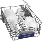 Siemens SR65YX08ME, iQ500 Smarter Geschirrspüler Vollintegriert, 45 cm breit, Besteckschublade, Zeolith, extra leise, aquaStop, automatische Türöffnung nach Programmende, varioSpeed, Innenbeleuchtung