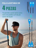 Niphean (Extra Grande) Tabla Paddle Surf Hinchable para 2+1 Personas/Familia, Paddle Surf con (Apto para Principiantes) Aleta Equilibrada, Funda Waterproof, Sup Board para Adultos, Regalo