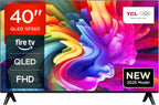 TCL 32V5C - Smart QLED Full HD 32-calowy telewizor Direct LED z systemem Android TV i HDR - kompatybilny z Google Cast i Google Home, smukła konstrukcja [klasa efektywności energetycznej F]