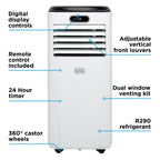 Aire Acondicionado Móvil Inteligente Black+Decker BXAC40025GB 9000 BTU