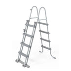 Piscina Desmontable Tubular Bestway Power Steel Ratán 549x274x122 Cm Con Depuradora Cartucho 5.678 L/h Con Cobertor Y Escalera