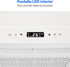 MEDION Smart Split Aire Acondicionado Caravana P502 (5000 BTU, 3 en 1, Refrigeración, Deshumidificación, Ventilador, hasta 12 m², ideal para caravanas, Campers, Modo Nocturno, WiFi, App, MD 37735)