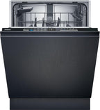 Siemens SN43ES14VE, iQ300 Smarter Geschirrspüler, Unterbau-Spülmaschine mit Besteckschublade, 60 cm, automatische Türöffnung dank autoOpen dry, besonders leise mit iQdrive-Motor, aquaStop, Edelstahl