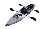 2026 Kayak de pesca tándem BKC TK181 de 3,9 m para 2 personas con asientos acolchados y remos