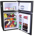 Frigidaire EFR840-RED 3.2 Cu Ft Red 2 Door Retro Bar Fridge with Side Bottle Opener
