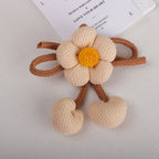 Woven Flower with Looped Stem Charm - Product Detail Photo 2