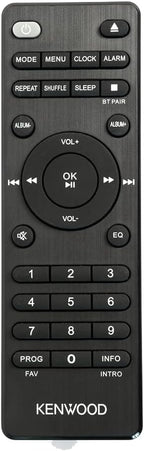 Microcadena HiFi Kenwood M-725DAB-B con CD, USB, Dab+ y Bluetooth Audio-Streaming. Color: Negro - Mini Equipo de Musica para casa