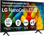 LG 65UA73006LA - TV 65", UHD 4K, WebOS 25, Ultimate IA, HDR10 Pro, Super Upscaling, Dolby Digital Plus, Google Assistant, Black
