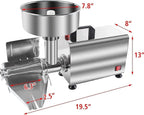 Fresadora de tomate comercial, alimentos de acero inoxidable de 450 W, máquina for hacer salsa prensada, máquina exprimidora de salsa de tomate for salsa de fresa y arándano