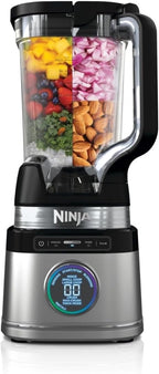 Ninja 2-in-1 Detect Power Blender Pro & Single Serve, 1200 W, dzbanek 2 l (maks.900 ml), 1 kubek 680 ml, smoothie, rozdrabnianie warzyw i miksowanie mrożonych napojów, Czarny- miedziany, TB301EUCP