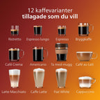 Philips Serie 5400 Kaffeevollautomat – LatteGo Milchsystem, 12 Kaffeespezialitten, Intuitives Display, 4 Benutzerprofile, Chrom (EP5447/90)