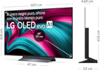 OLED48C54LA - TV 48", OLED EVO 4K, Smart TV AI C5, WebOS 25, Super Upscaling, Dolby Vision y Dolby Atmos, AMD FreeSync, Alexa/Google Assistant, Negro