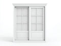 Armarios 150x60x200 cm madera MDF blanco puertas correderas diseño clásico 2 puertas