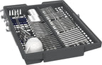 Siemens SR65YX08ME, iQ500 Smarter Geschirrspüler Vollintegriert, 45 cm breit, Besteckschublade, Zeolith, extra leise, aquaStop, automatische Türöffnung nach Programmende, varioSpeed, Innenbeleuchtung