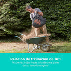 BLACK+DECKER Sopladora, aspiradora y trituradora de Hojas sin Cable de 36v, con Bolsa de recolección de 45L y batería de Litio de 2.5Ah, BCBLV3625L1-QW