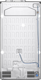 LG GSGV81PYLL Side by Side Kühlschrank, Klasse E, 635 L, Instaview, Kühlschrank mit Gefrierfach, Eis-, Crushed Ice- Wasserspender, Total NoFrost, Smart Inverter Kompressor, Wi-Fi