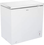 VOK Congelador Horizontal 194 L Ancho 81,8 cm - Función Dual, Congelación Rápida, Luz LED, Bloqueo de Seguridad, Autonomía de 23 h, Blanco