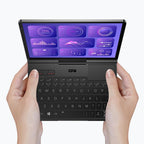 GPD Pocket 4 (8840U) Ultra Mobile PC de aluminio con Windows 11, pantalla 8.8 Ultra HD giratoria 180°, Ryzen 7 8840U, RAM 16 GB LPDDR5x, SSD NVMe 1 TB, Wi-Fi 6E, Ethernet 2.5G, Bluetooth 5.3