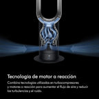 Cool™ Ventilador de torre (AM07) Air Multiplier™, ventilador sin aspas potente con tecnología Air Multiplier™ (Blanco/Plata)