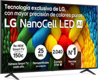 LG 43UA73006LA - TV 43", UHD 4K, WebOS 25, Ultimate IA, HDR10 Pro, Super Upscaling, Dolby Digital Plus, Google Assistant, Black
