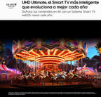 50UA73006LA - TV 50", UHD 4K, WebOS 25, Ultimate IA, HDR10 Pro, Super Upscaling, Dolby Digital Plus, Google Assistant, Negro