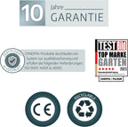 Canopia by Palram Carport Arizona 5000 en policarbonato, Aluminio Robusto e Inoxidable Que Protege el Coche de la luz Solar
