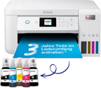 Epson EcoTank ET-2826 A4-Multifunktions-Wi-Fi-Tintentankdrucker, mit einem im Lieferumfang enthaltenen Vorrat an Tinten bis zu 3 Jahren