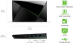 Nvidia Shield TV Pro, Procesador con Control Remoto, Chrome, Negro