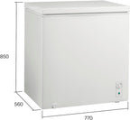 Edesa Congelador Horizontal EZH-2011 /C Tecnología Defrost Termostato Ajustable Capacidad 198L Color Blanco