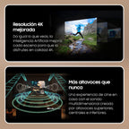 TV 55 Pulgadas Neo QLED QN90D 4K Mini LED con Resolución 4K Mejorada, Procesador NQ4 AI Gen2 con Inteligencia Artificial, Dolby Atmos, Q-Symphony y Motion Xcelerator 144 Hz