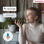 THOMSON 32 Pulgadas (81 cm) Go TV, Televisor Android Portátil – HD Ready (1366x768), Control por Voz, Bluetooth 5.1, Wi-Fi, Función de Punto de Acceso, hasta 4 Horas de Autonomía - 32HA4M44
