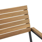 2025 Conjunto de jardín de madera de acacia Rhodos – Elegancia natural y confort para 4 personas