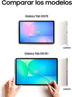 Galaxy Tab S10 FE 256GB, Tablet Android + S Pen, Galaxy AI, 8GB RAM, Pantalla de 10,9", Batería de Larga Duración, Azul, Garantía del Fabricante 3 Años + 1 Año Extra