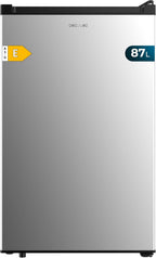 Cecotec Congelador Vertical Sobremesa 87L Bolero CoolMarket TF 87 Inox. 83,6 cm de Altura y 50,6 cm de Ancho, Bajo Consumo, Puerta Plana y Reversible, Diseño Compacto, Blanco