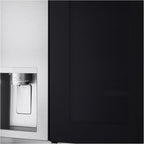 LG GSGV81PYLL Side by Side Kühlschrank, Klasse E, 635 L, Instaview, Kühlschrank mit Gefrierfach, Eis-, Crushed Ice- Wasserspender, Total NoFrost, Smart Inverter Kompressor, Wi-Fi