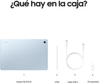 Galaxy Tab S10 FE 256GB, Tablet Android + S Pen, Galaxy AI, 8GB RAM, Pantalla de 10,9", Batería de Larga Duración, Azul, Garantía del Fabricante 3 Años + 1 Año Extra