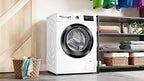2025 Bosch WAN282K3, Serie 4, Lavadora de carga frontal, 8 kg, 1400 rpm, SpeedPerfect, máximo ahorro de energía y agua, función de añadir ropa, especialmente higiénica, AquaStop, IronAssist