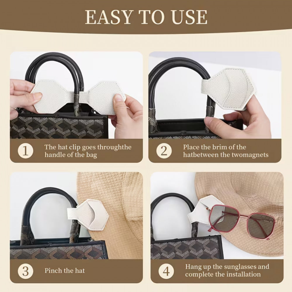 Lychee Pattern Magnetic Hat and Glasses Clip