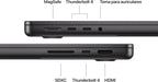 MacBook Pro Portátil de 14,2" con M5,CPU de 10 núcleos y GPU de 10 núcleos: Creado para Intelligence, Pantalla Liquid Retina XDR y 16 GB de Memoria unificada, 512GB; Negro Espacial