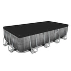 Piscina Desmontable Tubular Bestway Power Steel Ratán 549x274x122 Cm Con Depuradora Cartucho 5.678 L/h Con Cobertor Y Escalera