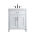Muebles de baño con lavabo MDF 80x48x85 cm - blanco - diseño moderno minimalista