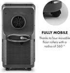 Klarstein Mobile Klimaanlage mit Abluftschlauch, 4-in-1 Klimagerät mit Ventilator, Luftentfeuchter & Nachtmodus, Kleine & Portable Klimaanlage für Wohnung & Büro, Niedriger Verbrauch, 9000 BTU