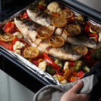 Cecotec Horno Integrable Multifunción Bolero Hexa AF319000 Inox A 3800W, 133L de Capacidad, 11 Funciones con Airfryer Master, Pizza Master, Steam Asisst, Steam EasyClean, 3D Cooking, Defrost