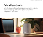 Denon Home 150 Multiroom-Lautsprecher, HiFi Lautsprecher mit HEOS Built-in, Alexa integriert, WLAN, Bluetooth, USB, AirPlay 2, Hi-Res Audio, schwarz
